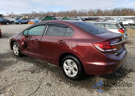 2013 Honda Civic Lx из США, поврежденный, VIN 2HGFB2F56DH570431